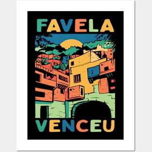Favela Brazil Inspirational Quote Posters and Art